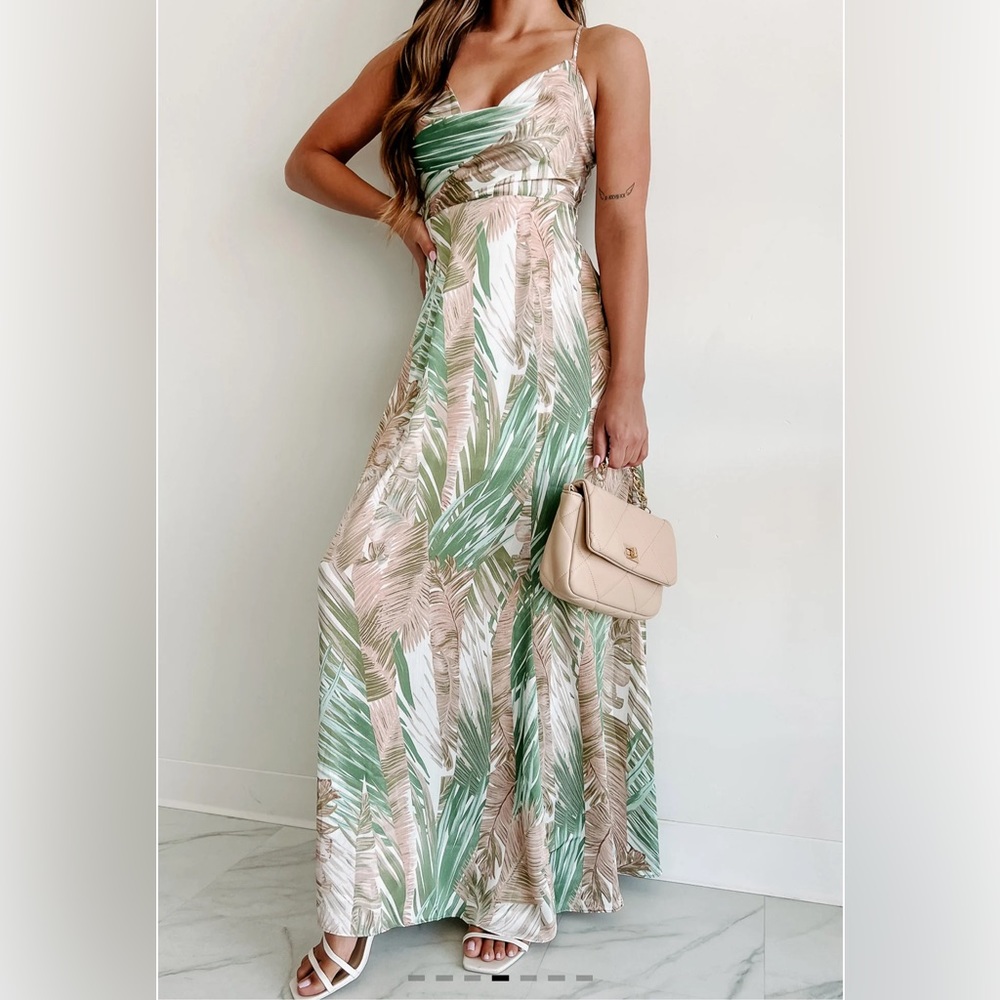 Tropical Maxi Dress
